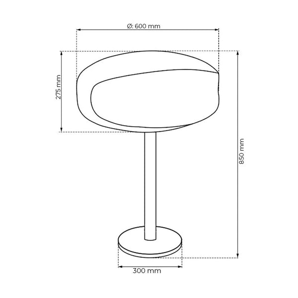 UFO-60 Kamin - Schwarz