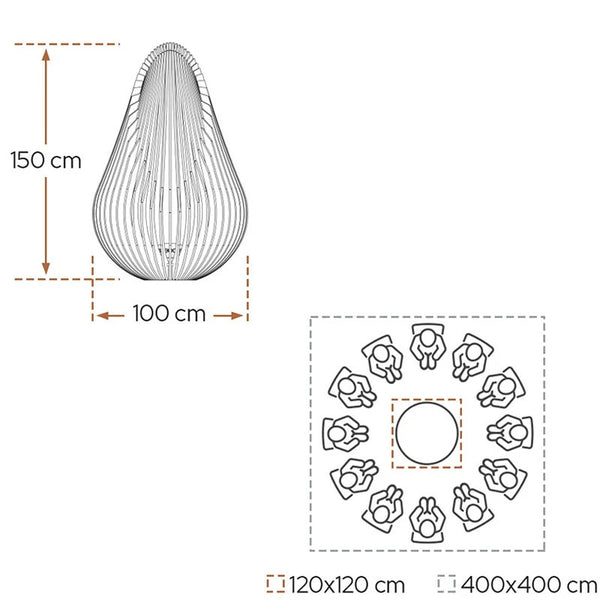Tautropfen XLKamin