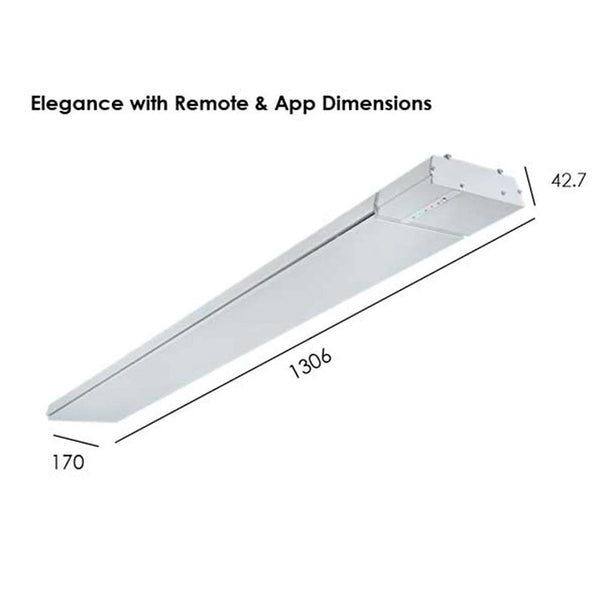 Elegance 3200W mit Fernbedienung & App