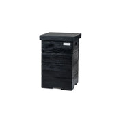 Enclosure Teak Black - Gas Bottle Cover & Side Table