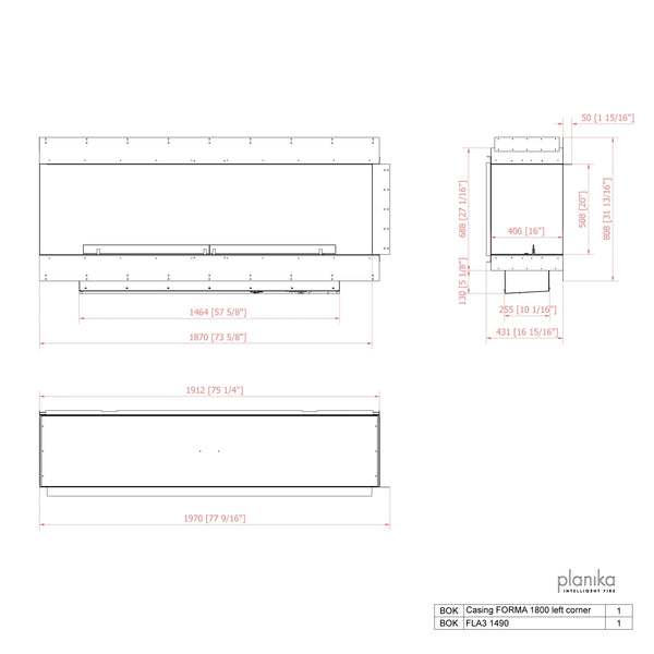 Forma 1800 Left Corner