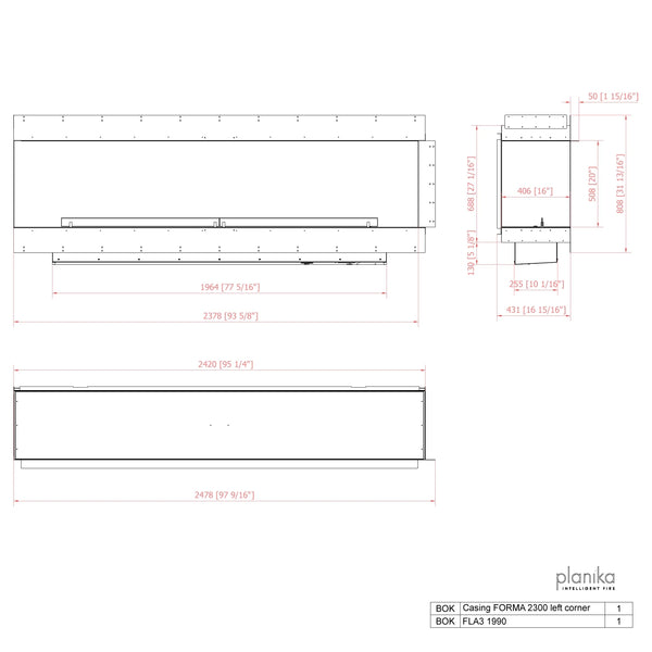 Forma 2300 Linke Ecke
