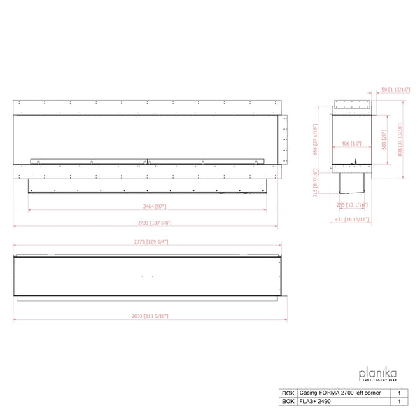 Forma 2700 Dreiseitig