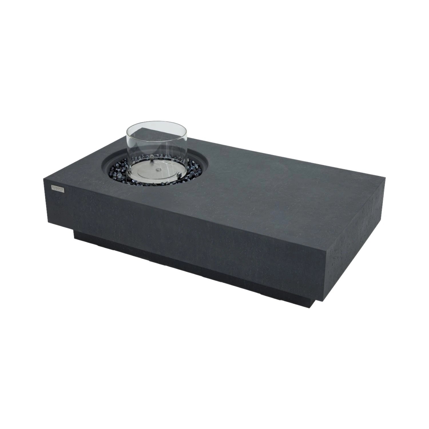 Metropolis Bioethanol Fire Table – Slate Black