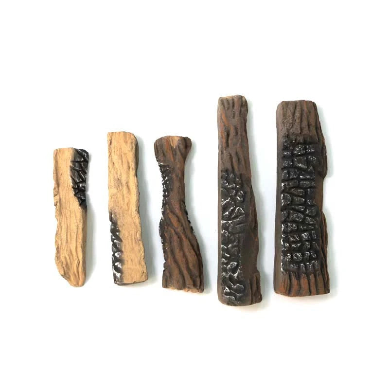 Keramik Holz 5 Stück.