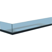 Glas für Eckkamin - 70 cm links