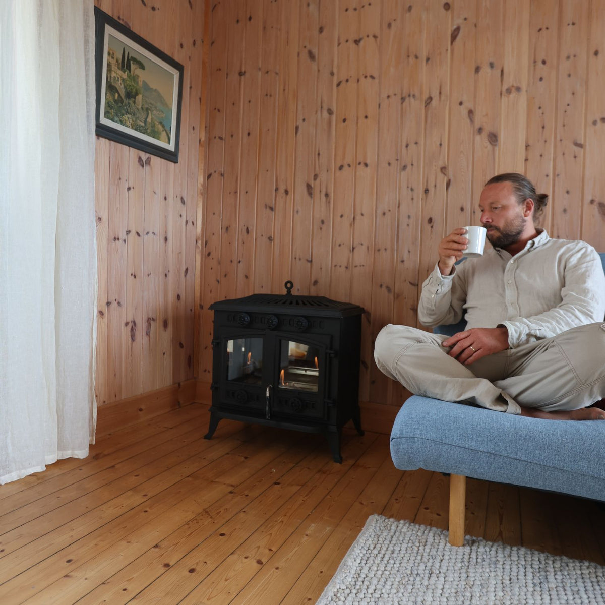 Spitsbergen – Bioethanol-Kamin aus Gusseisen