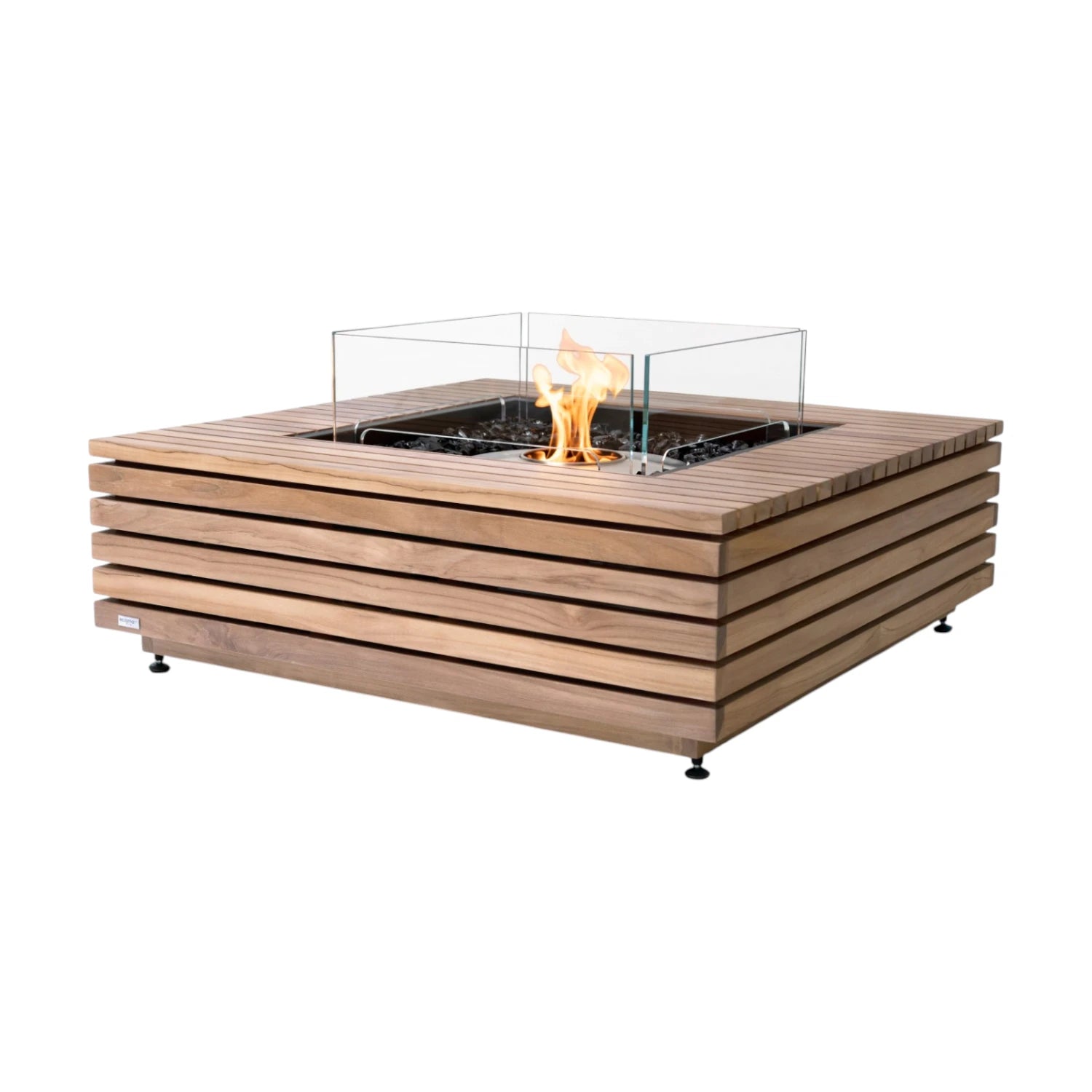 Base 40 – Teak Bioethanol-Feuerstelle