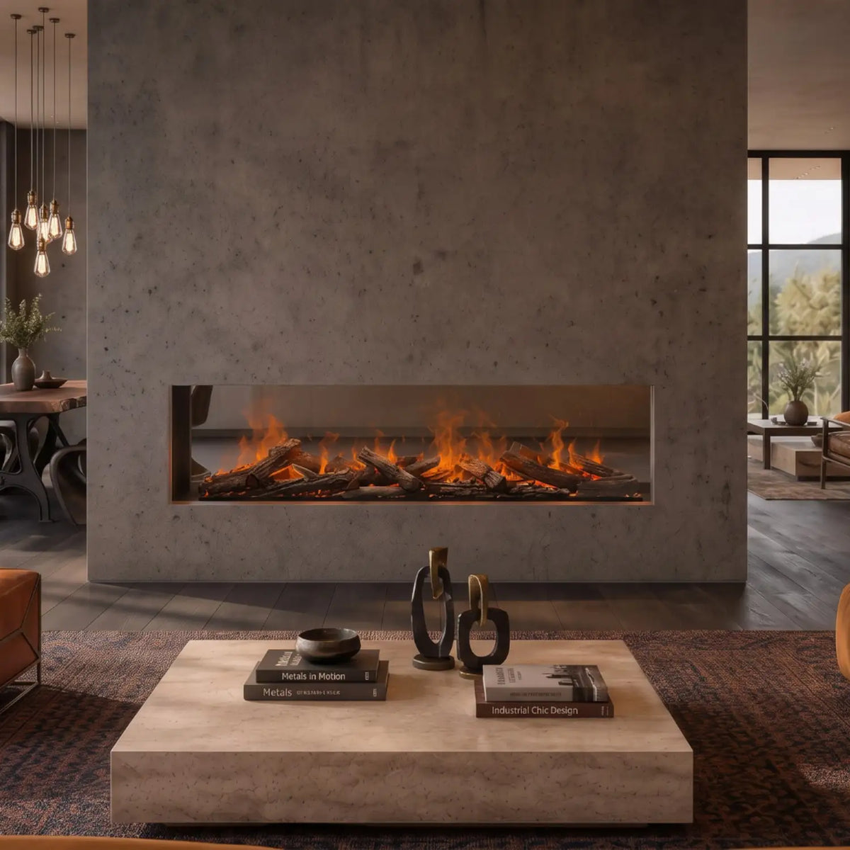 Triton 1000 - Multicolour Water Vapour Fireplace