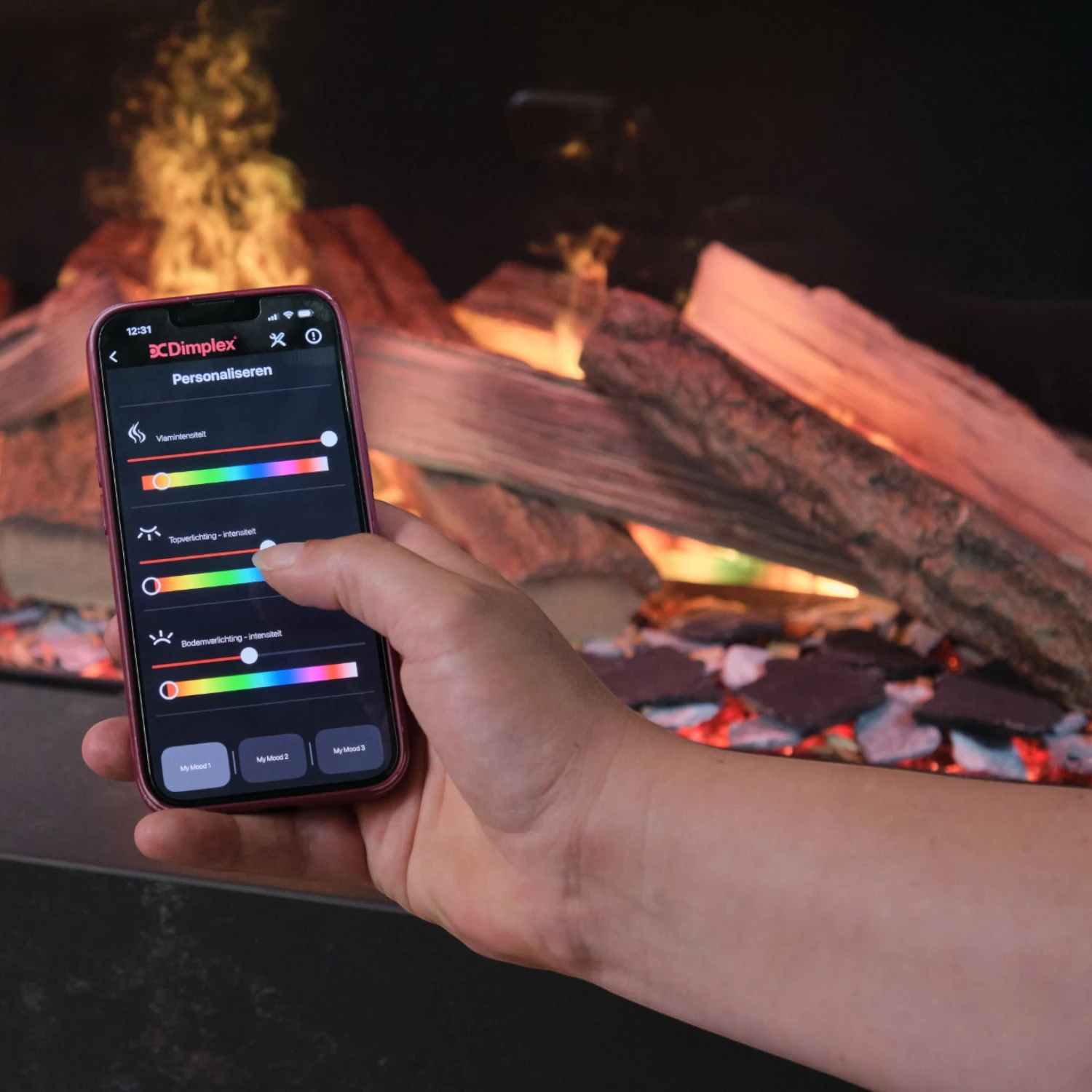 e-MatriX 1300-400 III - Water Vapour Fireplace