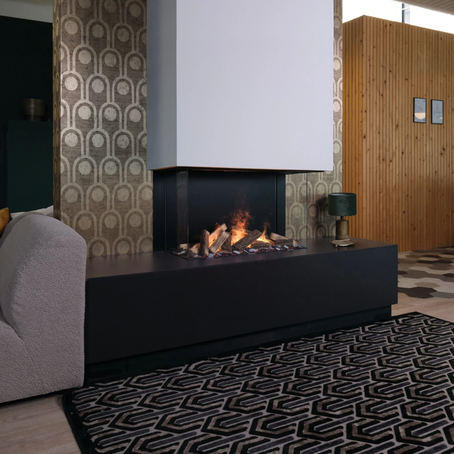 e-MatriX 800-500 III - Water Vapour Fireplace