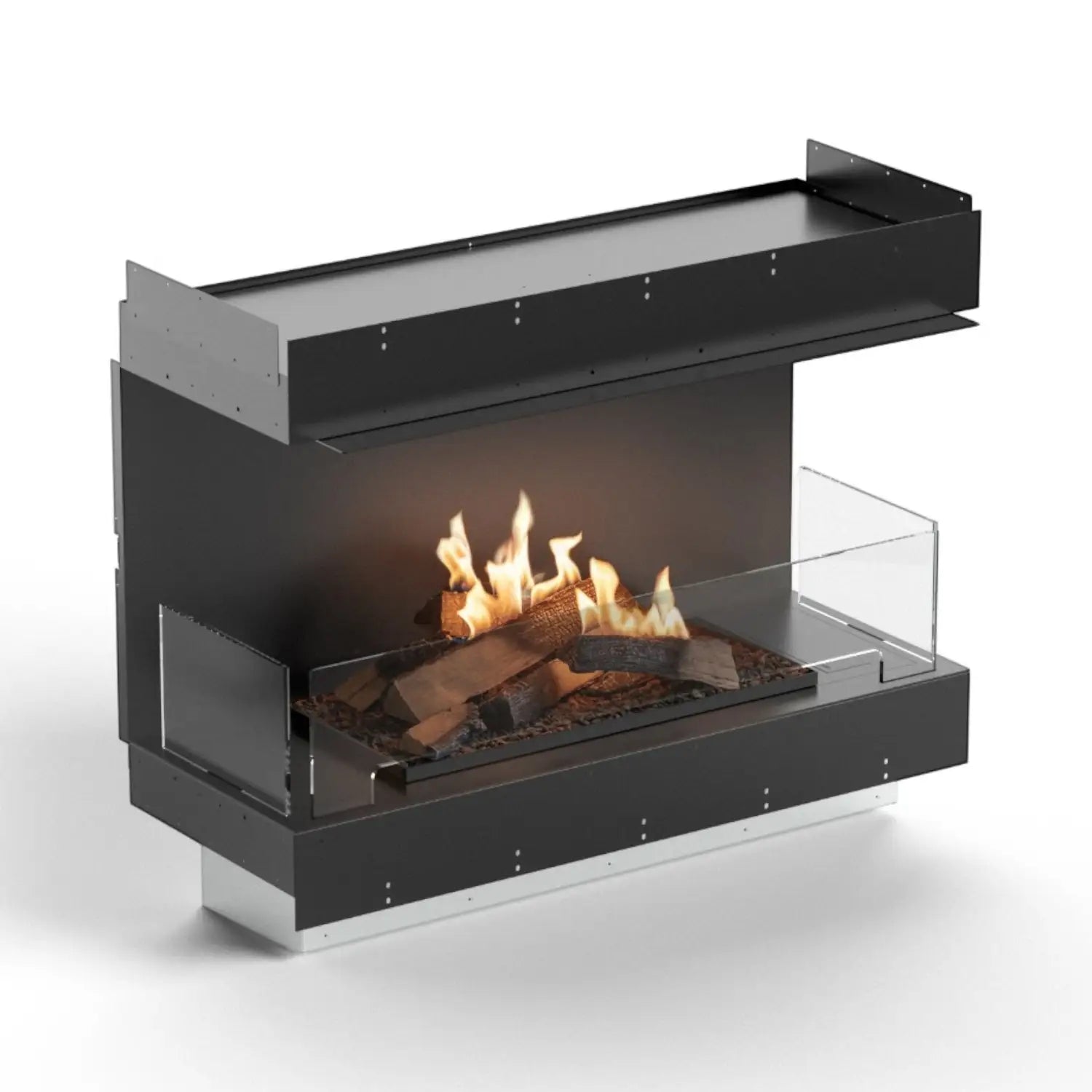Flogs Box 1000 Dreiseitig – Bioethanol-Kamin