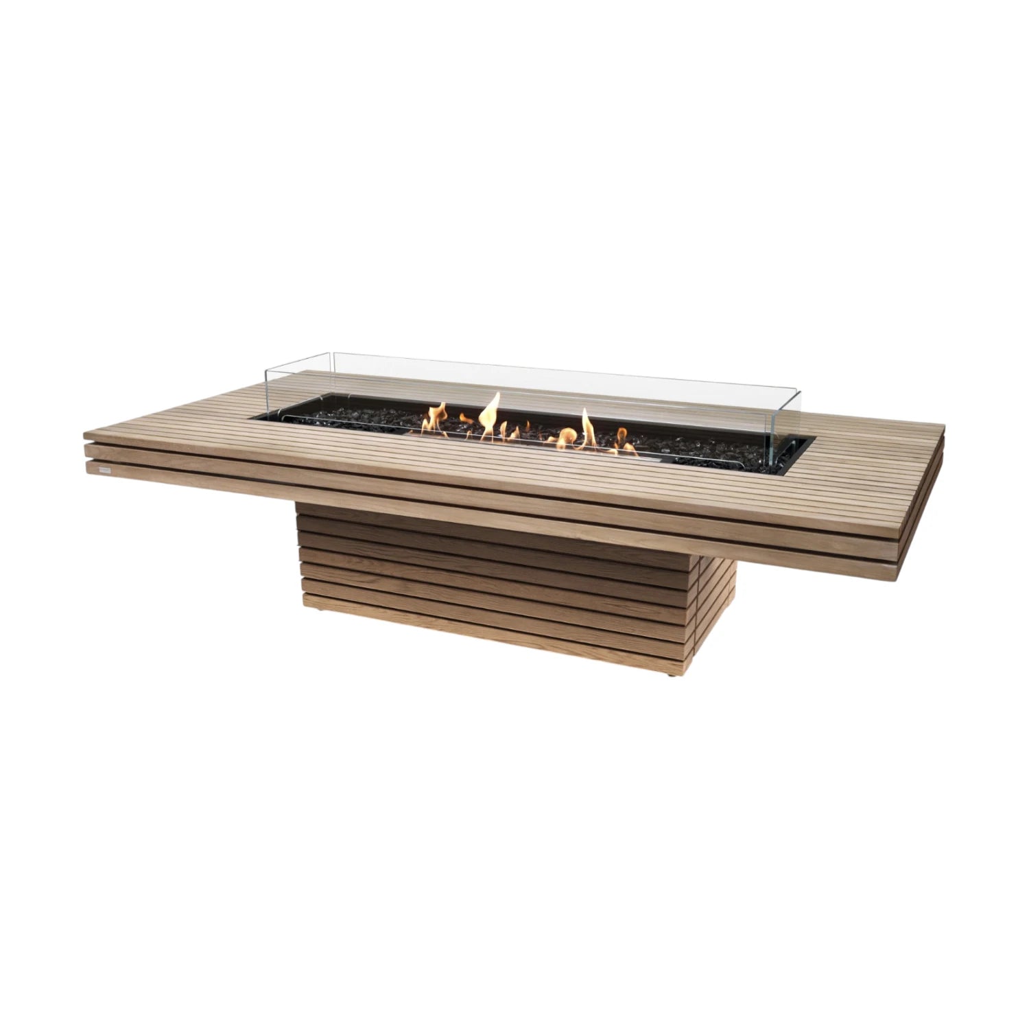 Gin 90 Chat – Teak Bioethanol-Feuerstelle