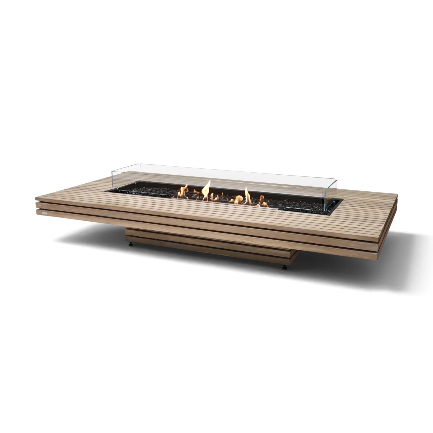 Gin 90 Low – Teak Bioethanol-Feuerstelle