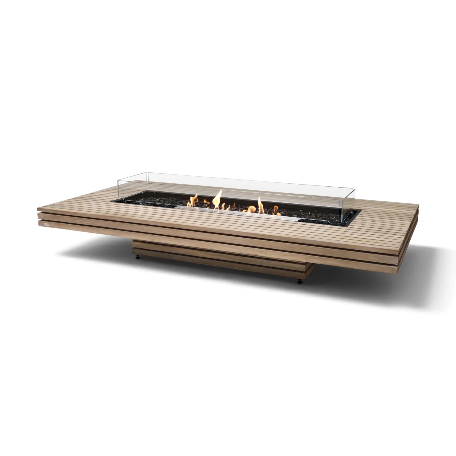 Gin 90 Low – Teak Bioethanol-Feuerstelle