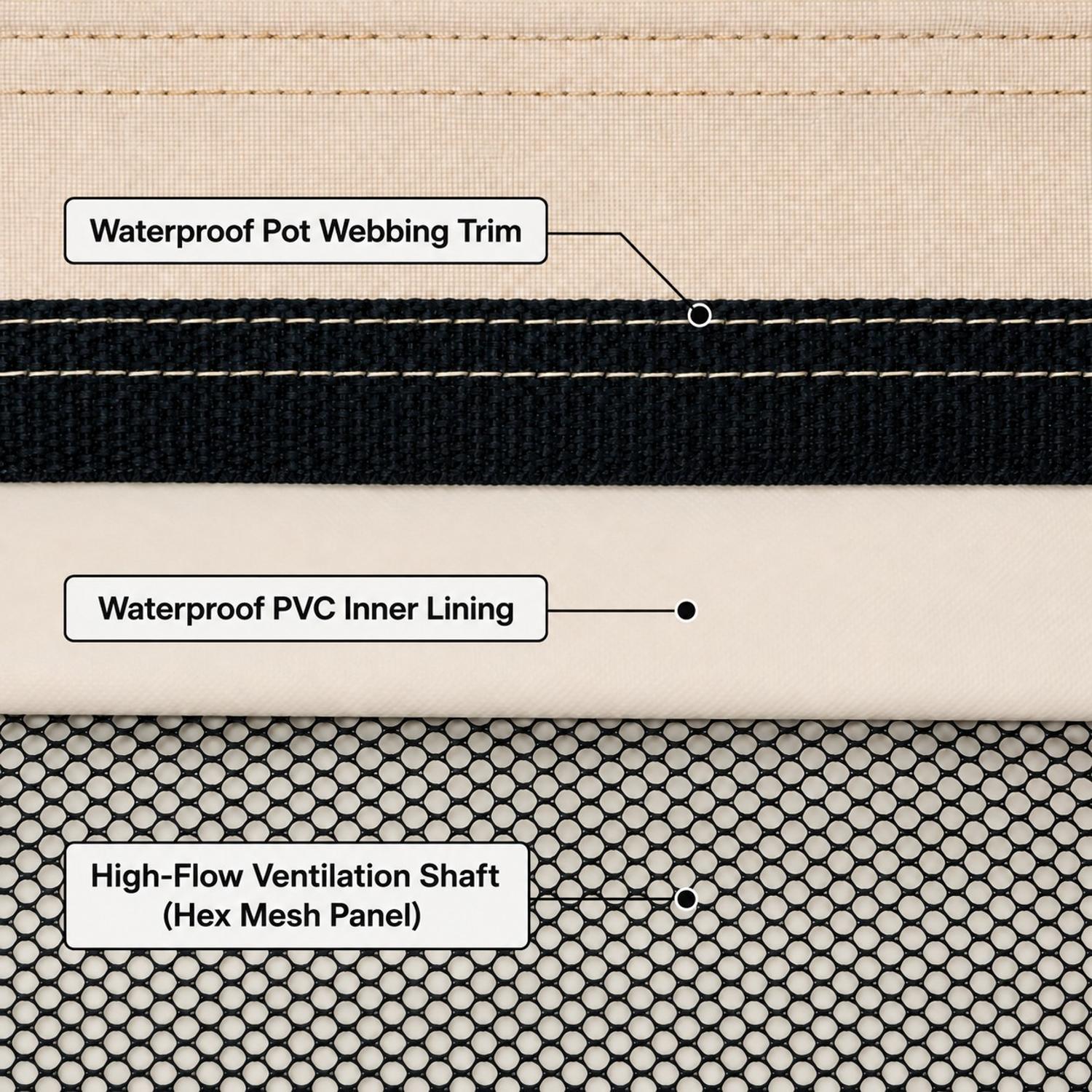 Premium Abdeckung für Feuertisch Oval