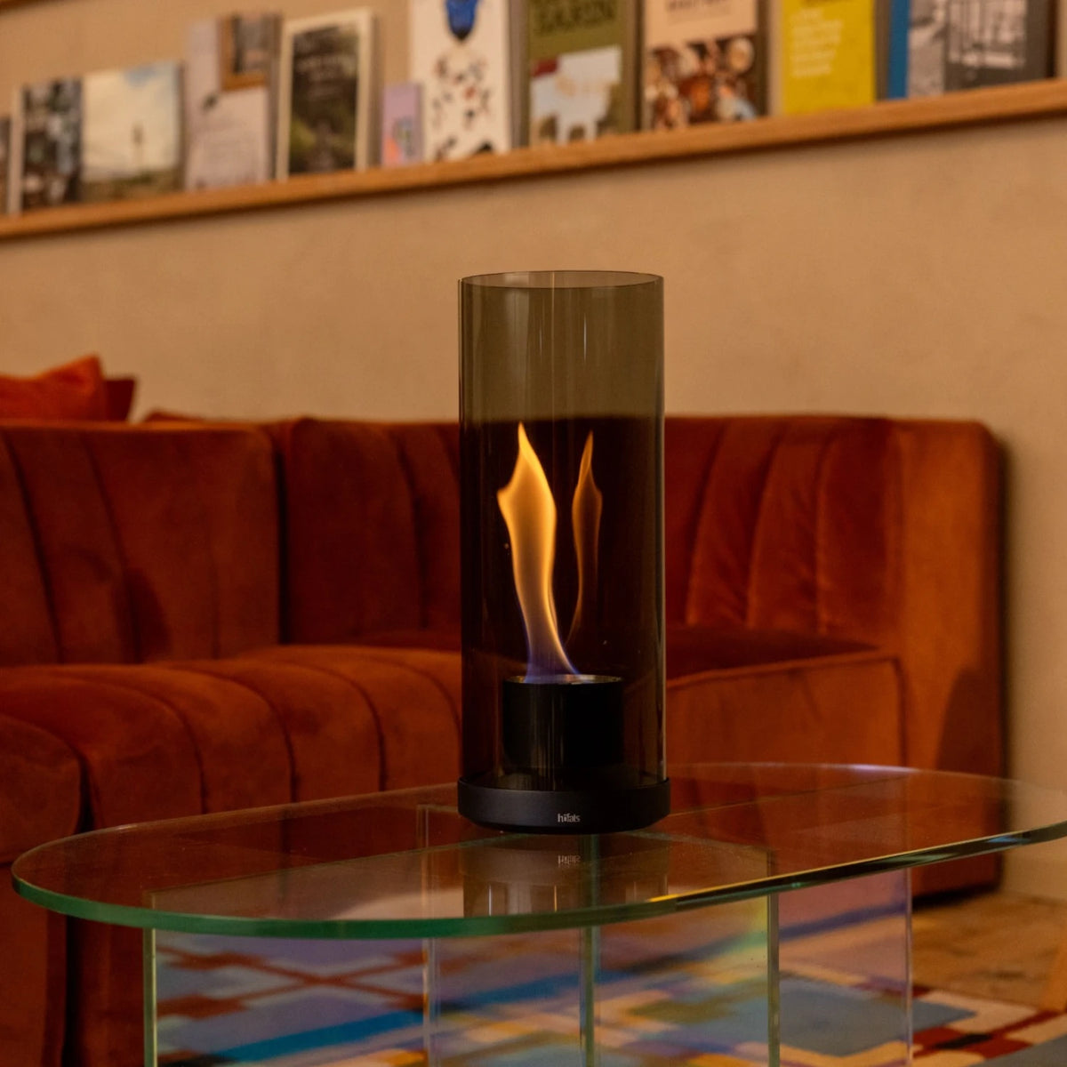Dance 1200 Tabletop Fireplace - All Black