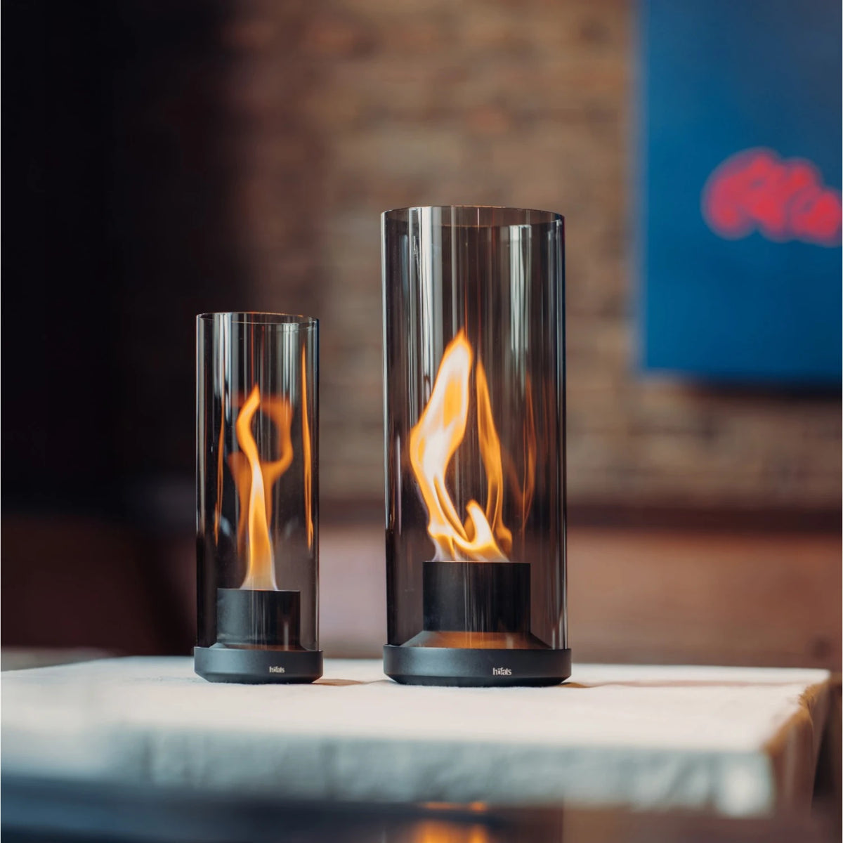 Dance 1200 Tabletop Fireplace - All Black