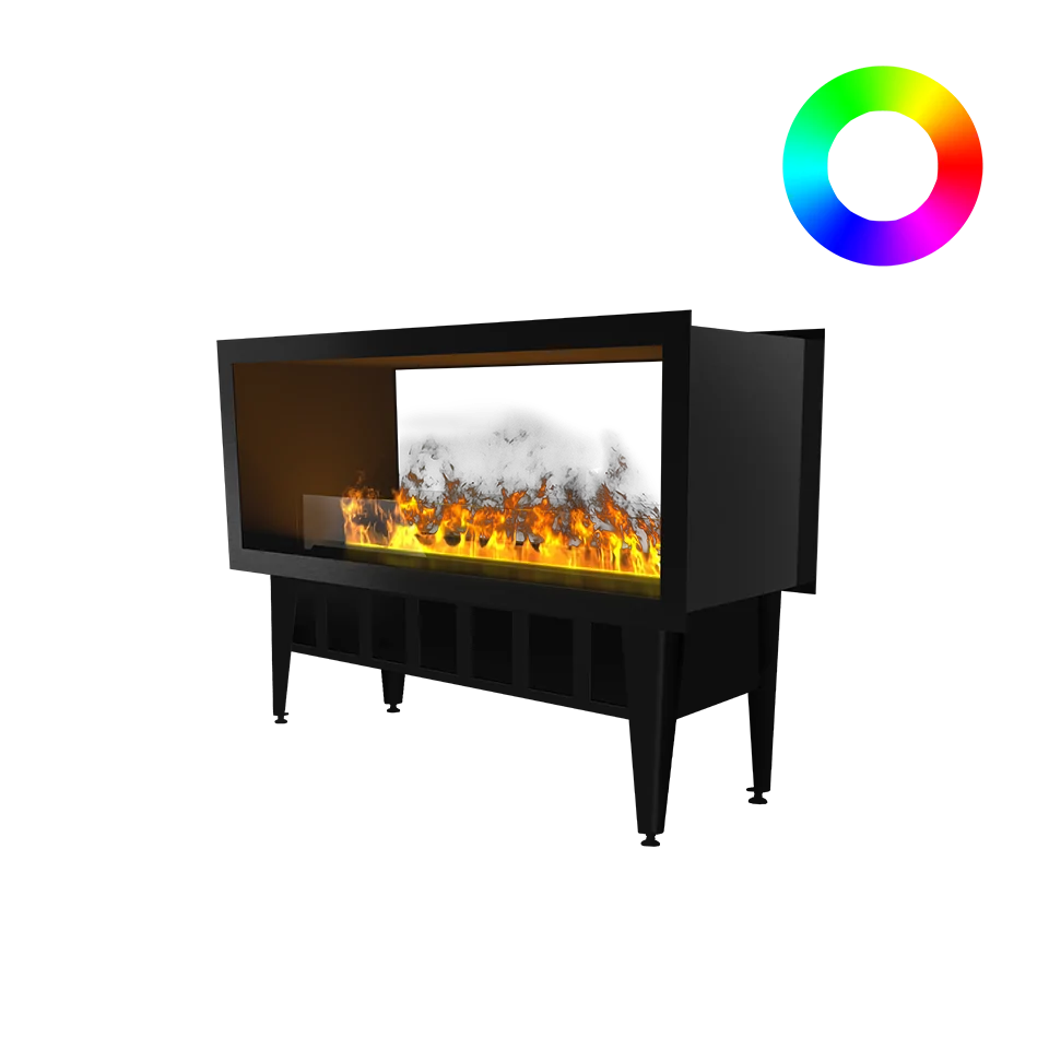 Incanto 1000 ST Multicolour Durchsichtiger Wasserdampfkamin
