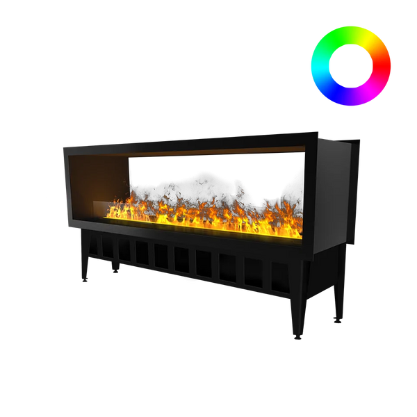 Incanto 1500 ST Multicolour Durchsichtiger Wasserdampfkamin