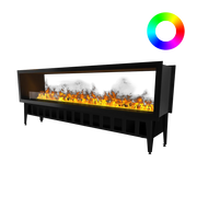 Incanto 2000 ST Multicolour Durchsichtiger Wasserdampfkamin