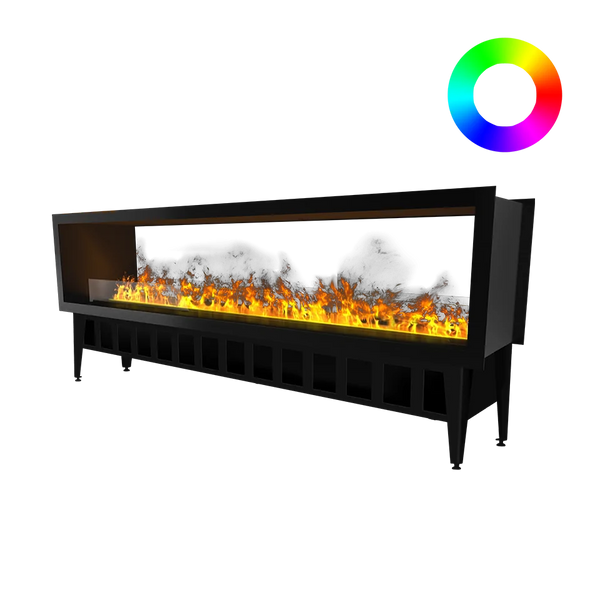 Incanto 2000 ST Multicolour Durchsichtiger Wasserdampfkamin