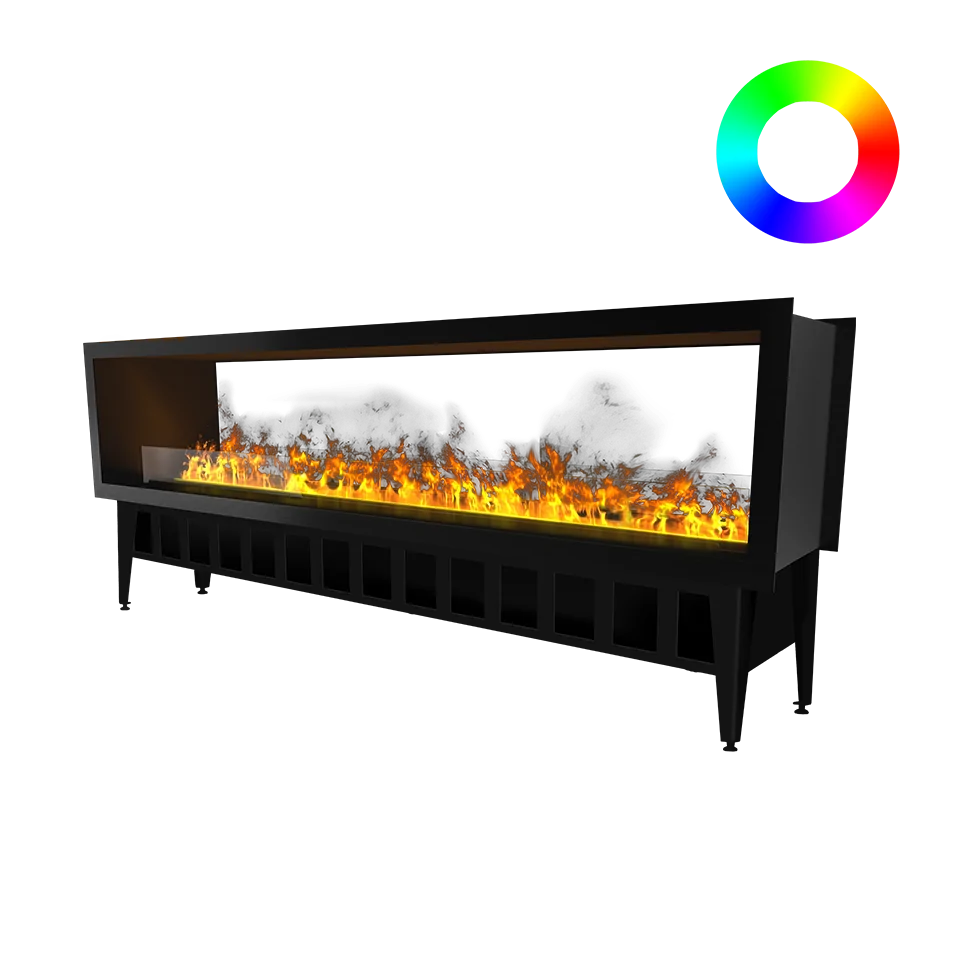 Incanto 2000 ST Multicolour Durchsichtiger Wasserdampfkamin