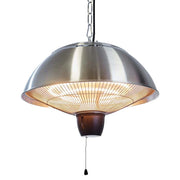 Terrassenheizer 600/ 1500W, HA, Ø42 cm, Silber