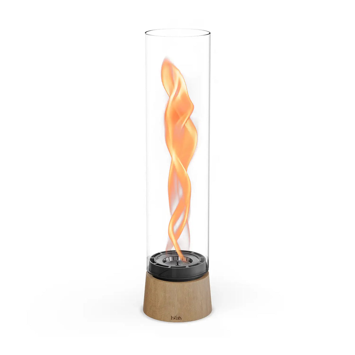 SPIN air 1500 Pedestal Fireplace Oak
