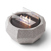 NOVA – Granitgrau – Outdoor-Bioethanol-Kamin