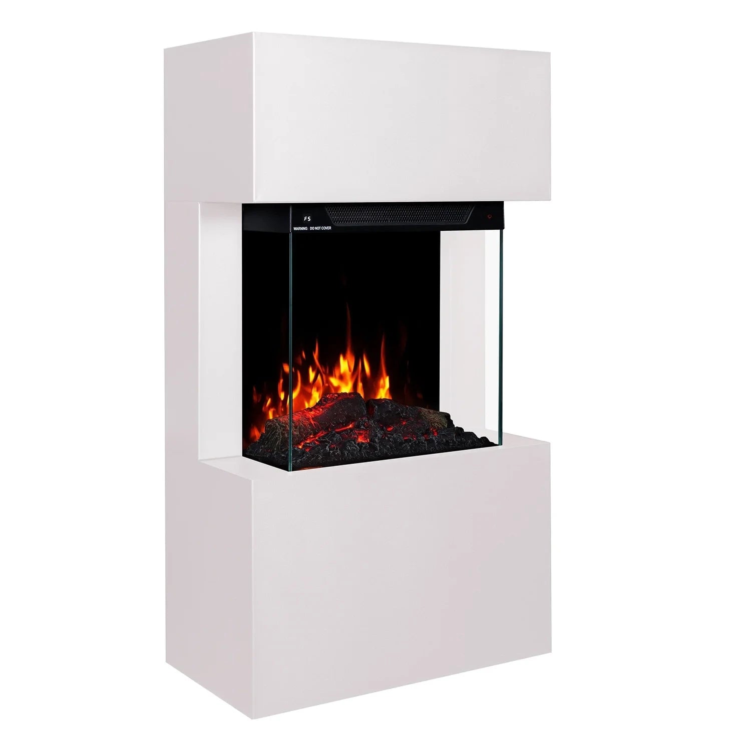 Texel elektrischer Kamin - Weiß