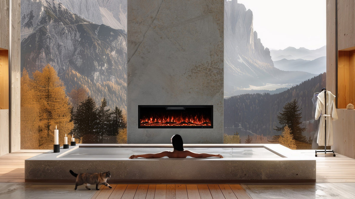 Aflamo Elite 153 cm elektrischer Kamin