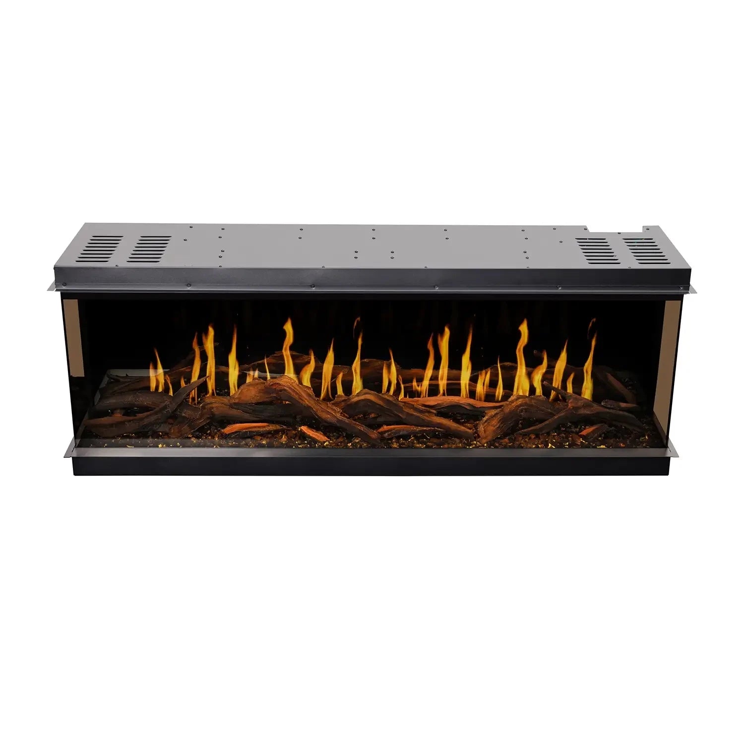 Gold 152 cm - Built-In Electric Fireplace
