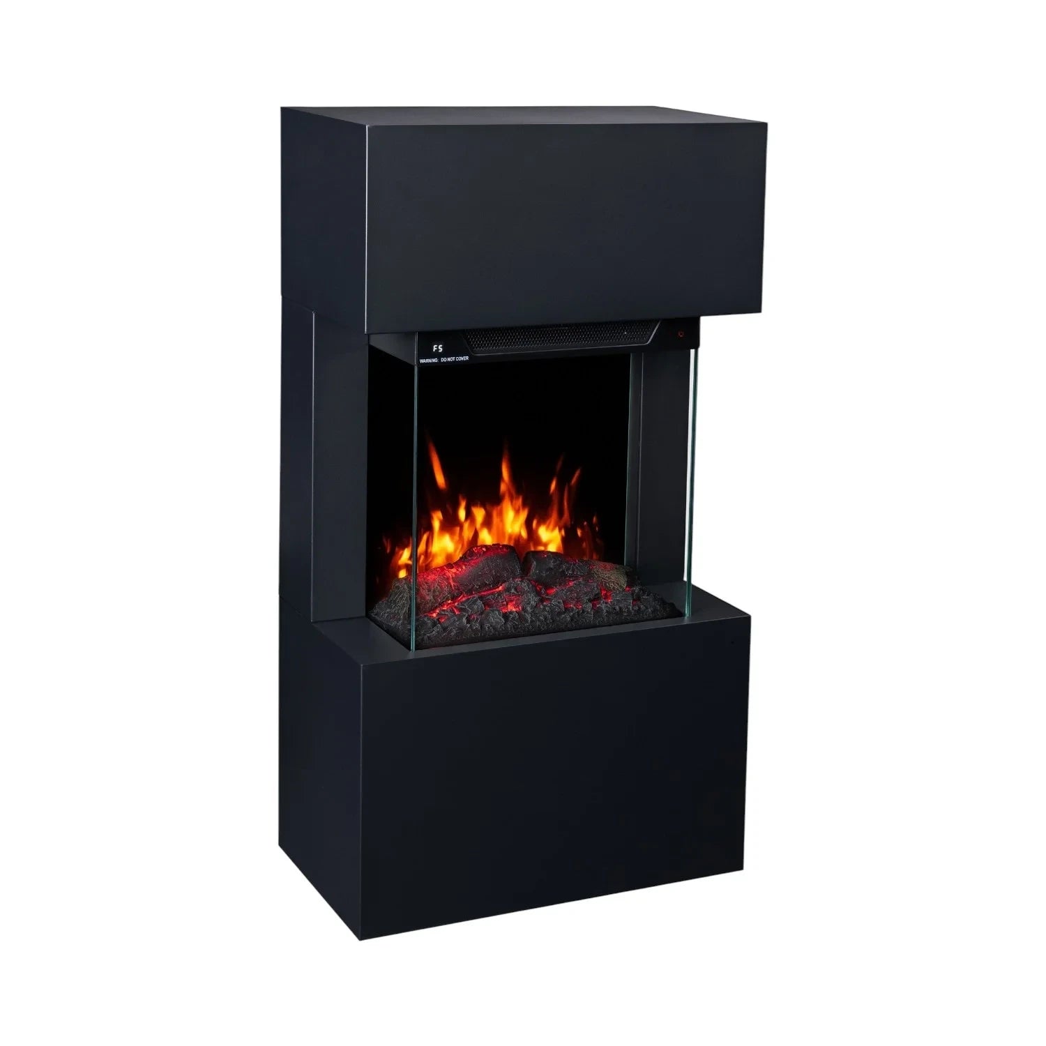 Texel Elektrischer Kamin - Schwarz