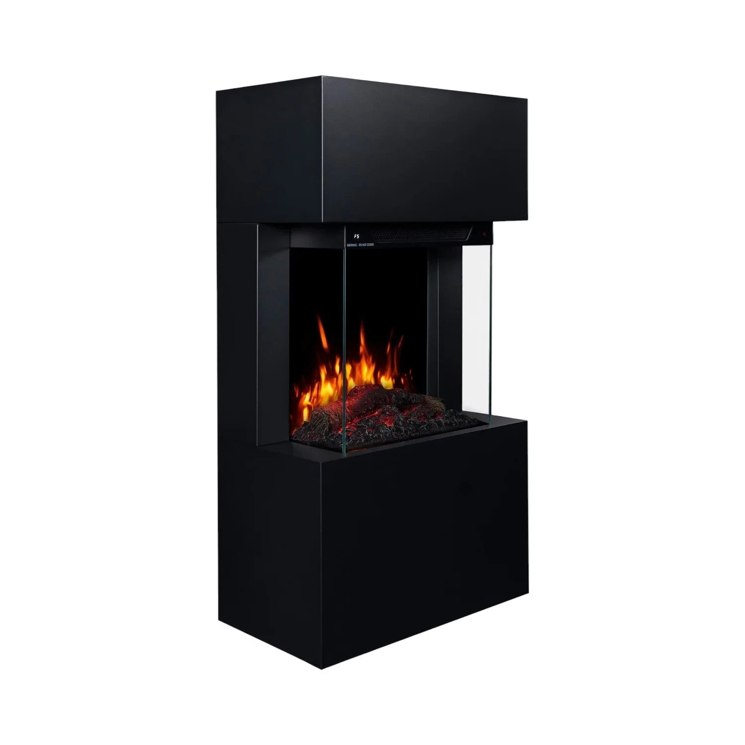 Texel Elektrischer Kamin - Schwarz