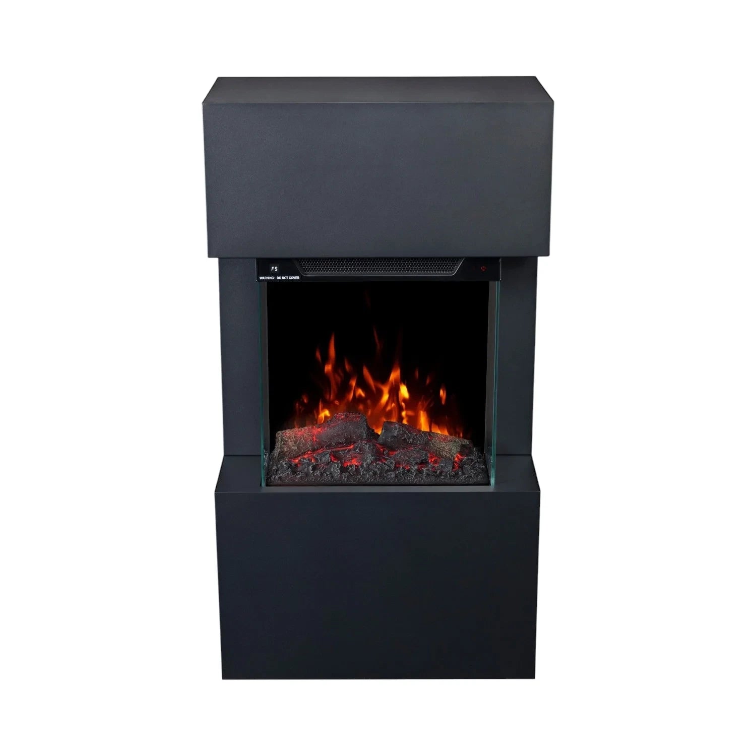 Texel Elektrischer Kamin - Schwarz