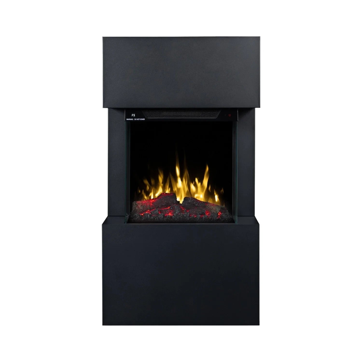 Texel Elektrischer Kamin - Schwarz