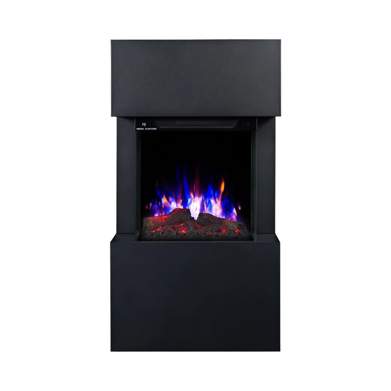 Texel Elektrischer Kamin - Schwarz