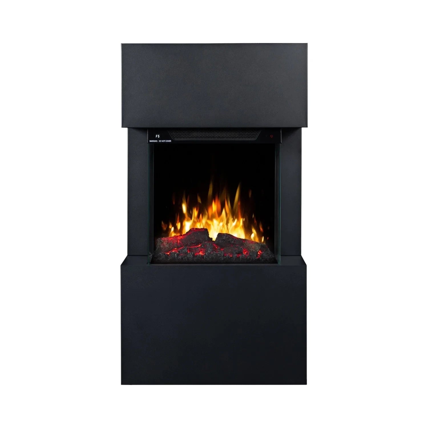 Texel Elektrischer Kamin - Schwarz