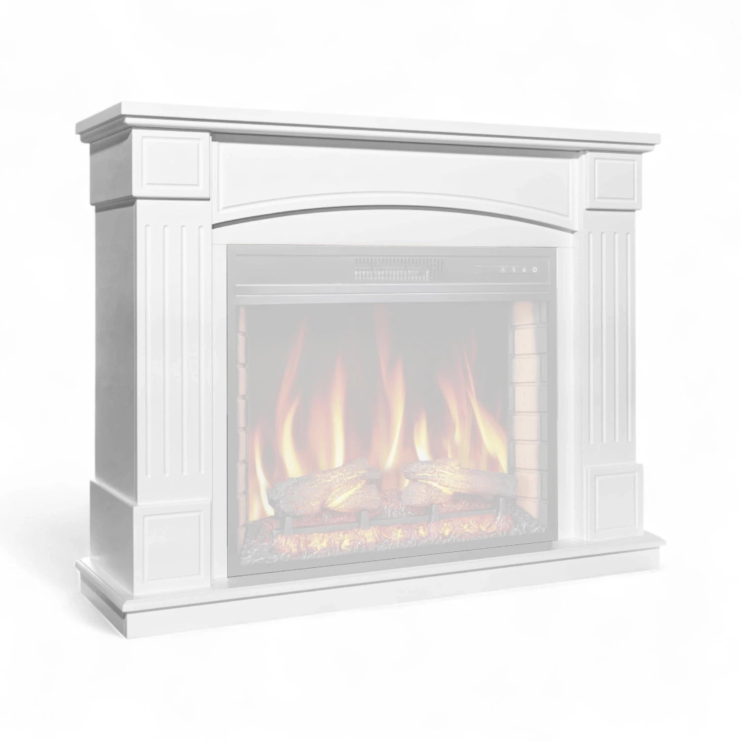Boston White Fireplace Mantel – Frame Only