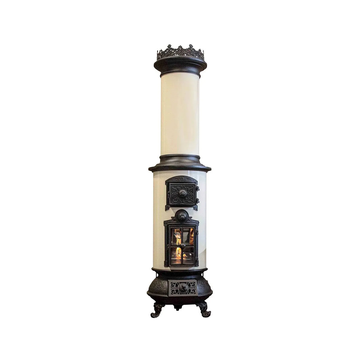Westbo Classic - White Freestanding Bioethanol Fireplace