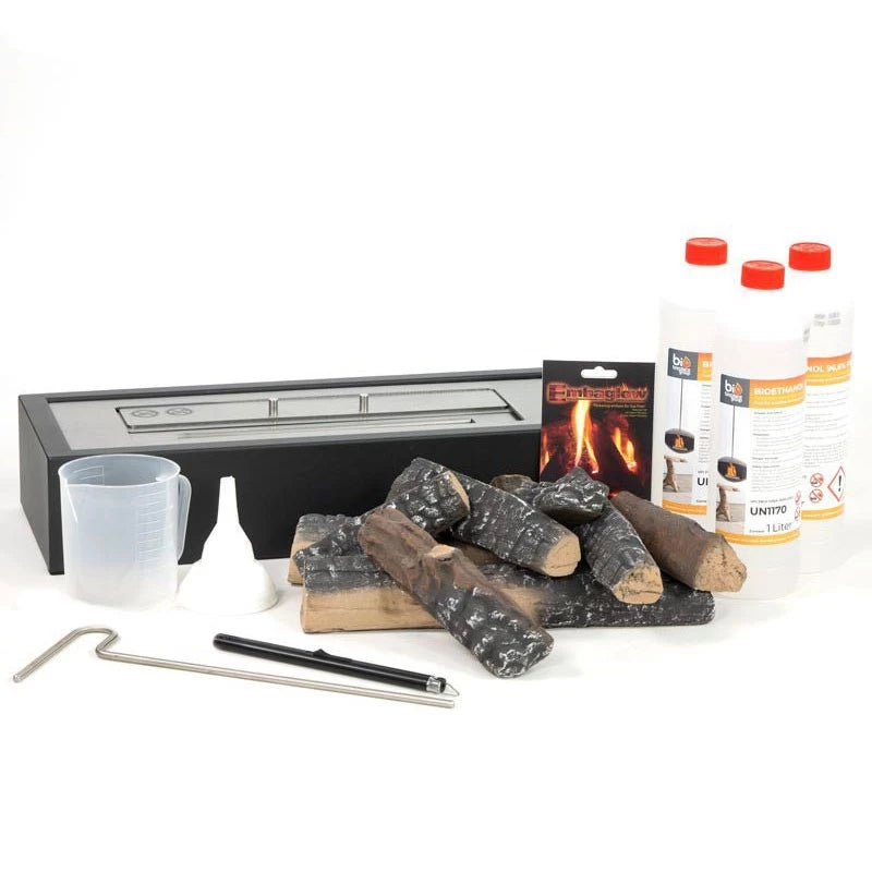 Bioethanol-Kamin Einsatzpaket - 50 cm
