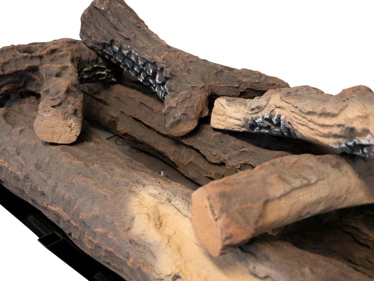 Grate L - Rost mit 2,5L Feuergefäß und Keramikholz