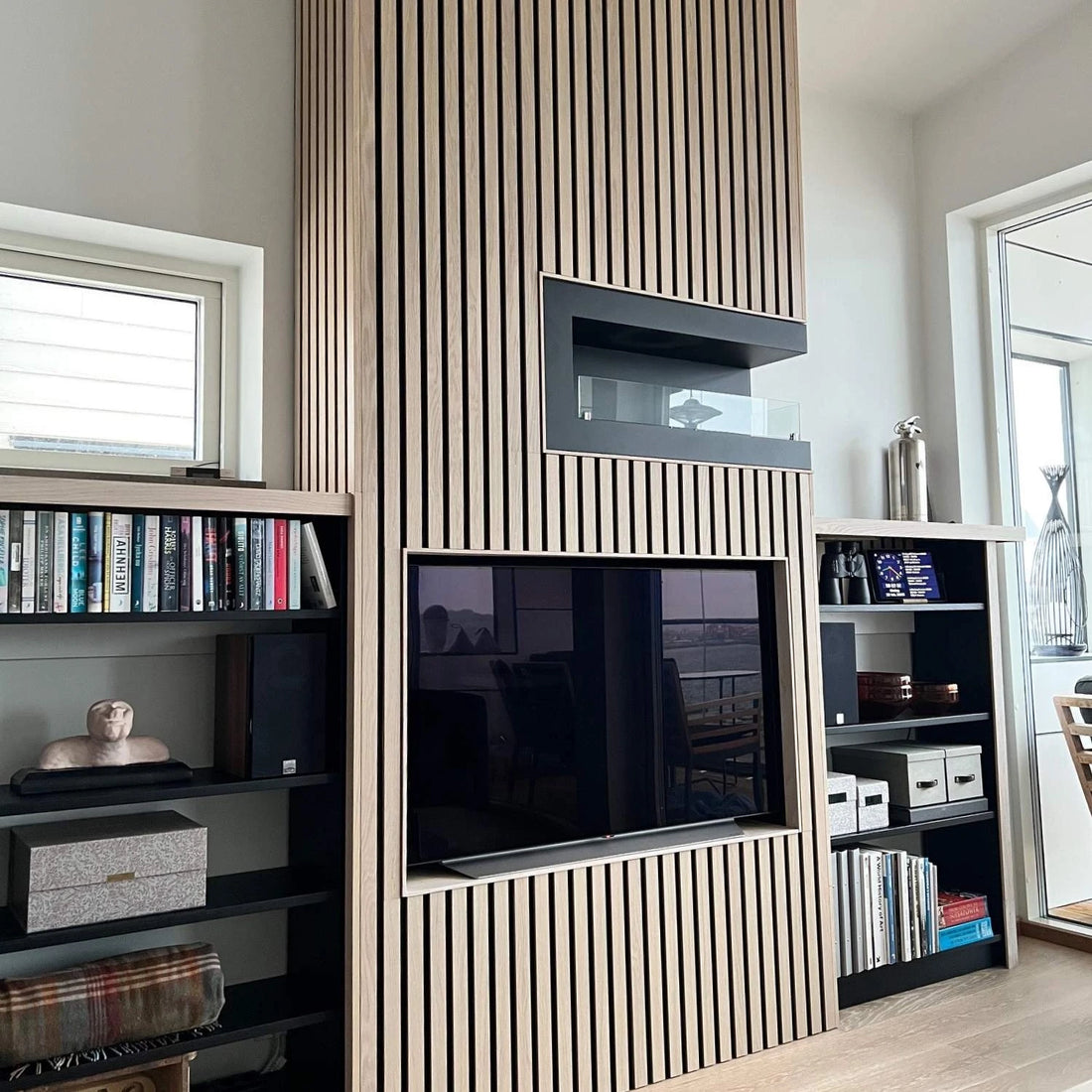 Corner Fireplace 85 cm - Left