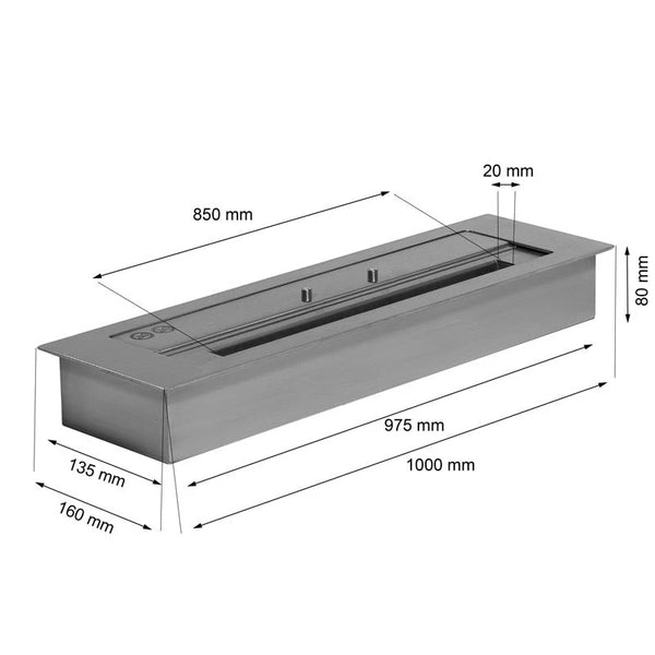 5 Liter Outdoor Superior Brenner 100 cm