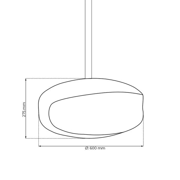 Stahl UFO-60 Kamin für Deckenmontage