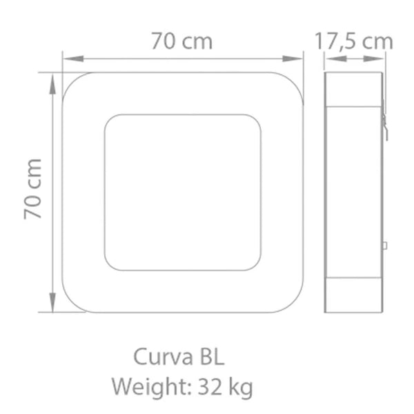Safretti Curva BL - Weiß