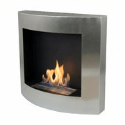 Stainless Steel Wall Mounted Biofireplace