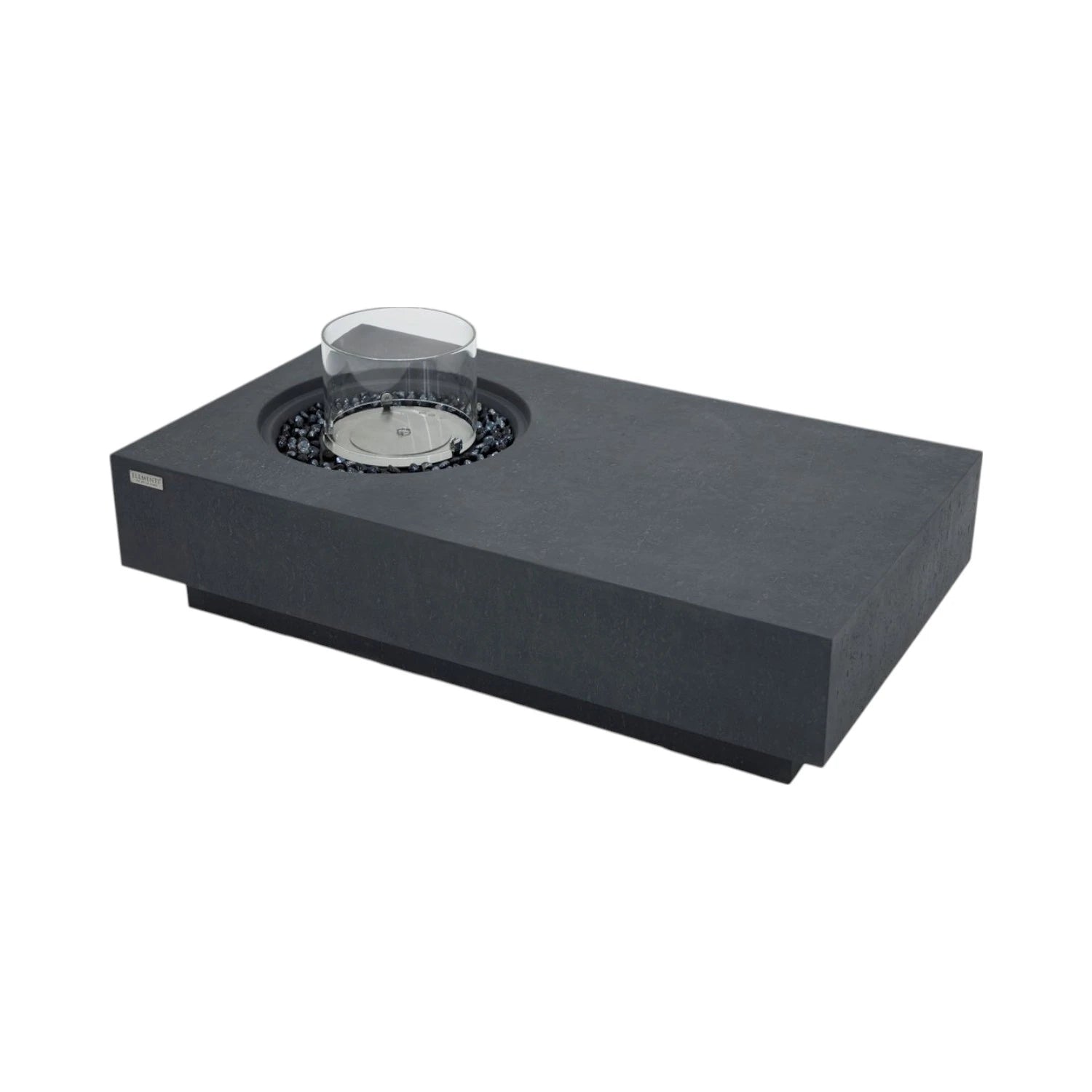 Metropolis Bioethanol Fire Table – Slate Black