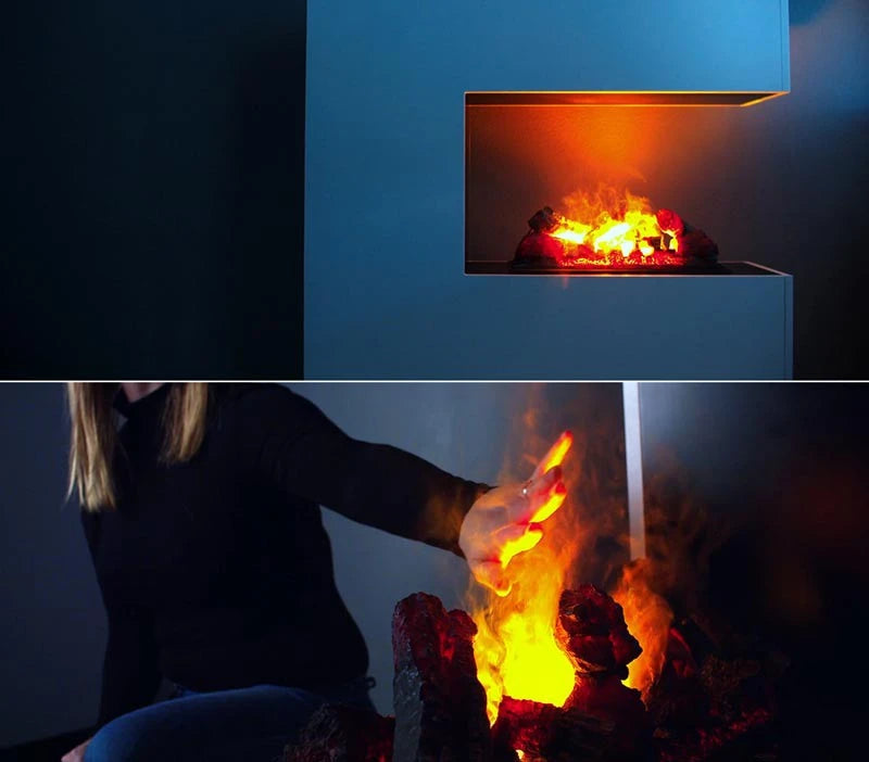 Schiller White - OMC 600 | Freestanding Water Vapour Fireplace